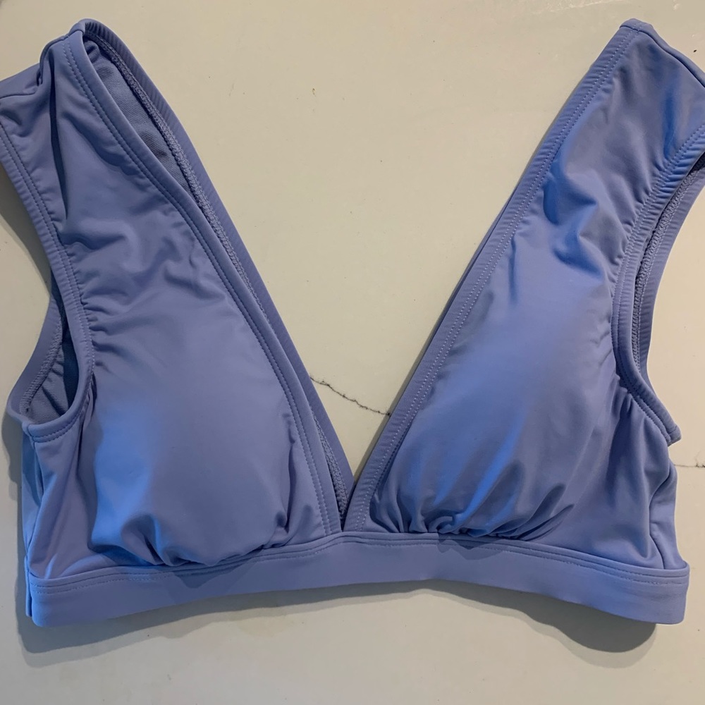 Cremieux Light Purple, Plunge Bikini Top